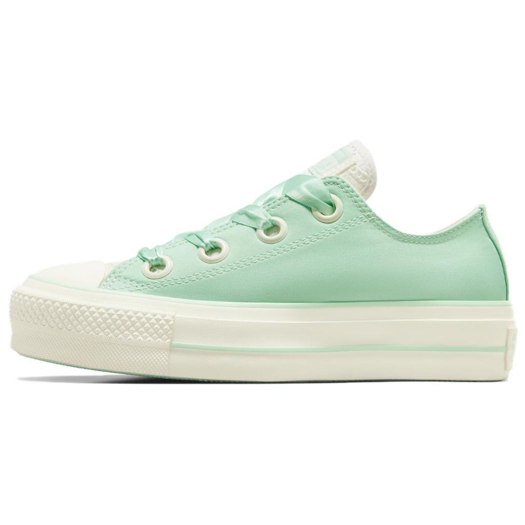 Converse All Star Lift Durable Breathable Low-Top Skate Shoes Women Sneakers Green A10300C