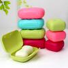 Portable Travel Soap Box with Lid, Large Size Plastic Soap Case for Travel