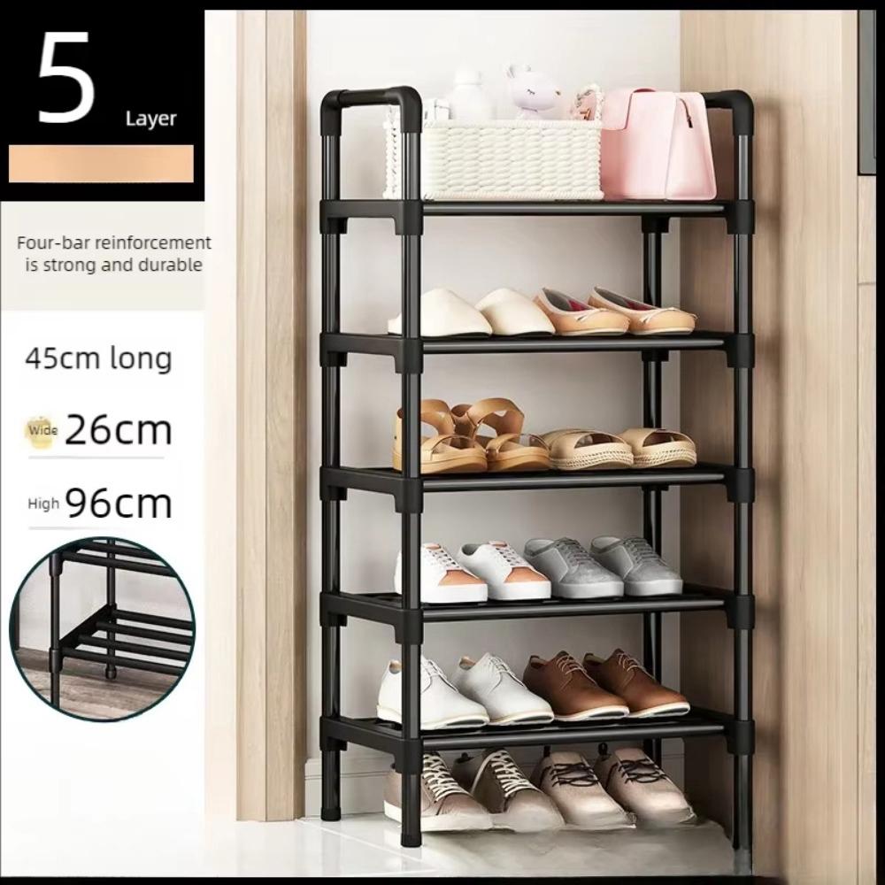 Multi-layer Shoe Hanger Easy Installation Space Save Storage Rack Thicken Dustproof Shoe Cabinet