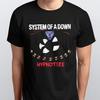 System of A Down Toxicity Music T-SHIRT Sizes S M L XL XXL 3 4 XL Colours Black