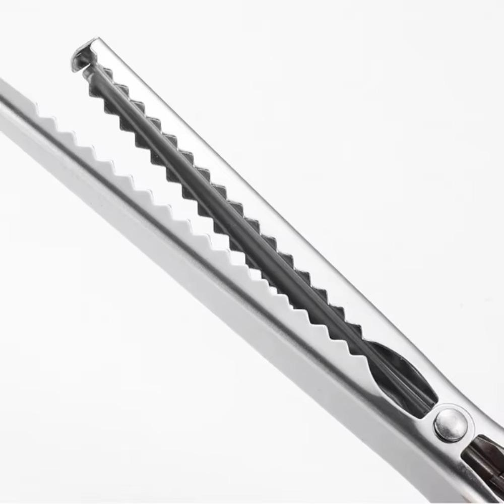 Cuchara de café de acero inoxidable 2 en 1, cuchara para granos de café, clip de sellado de bolsas duradero, herramientas para hornear