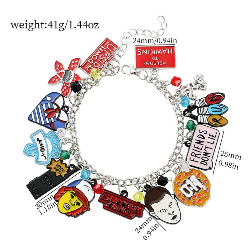 Armband Zinklegierung Tropfenanhänger Cartoon-Accessoire Modisches Unisex-Armband