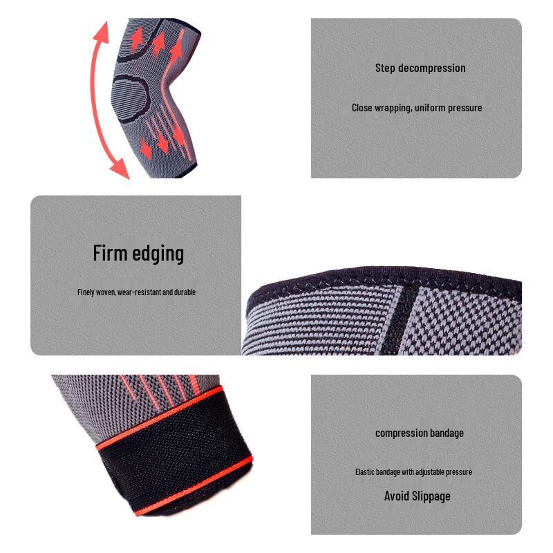 Men's Knitted Compression Sports Elbow Brace