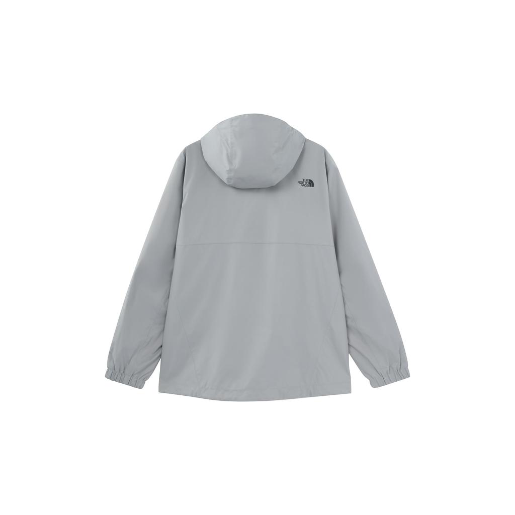The North Face Windbreaker Jackets Men's Gray Hooded Moderate NF0A5B43-A91