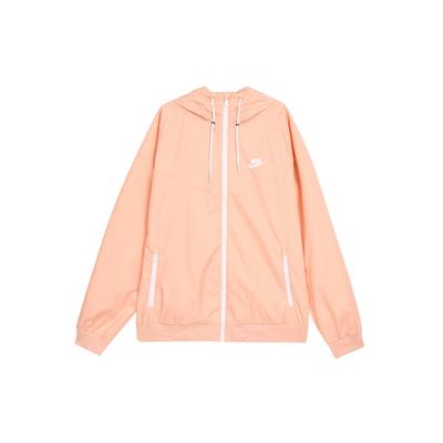 Jacke mit Kapuze und Kordelzug mit Logoprint Herrenjacke Rosa AT5271-800