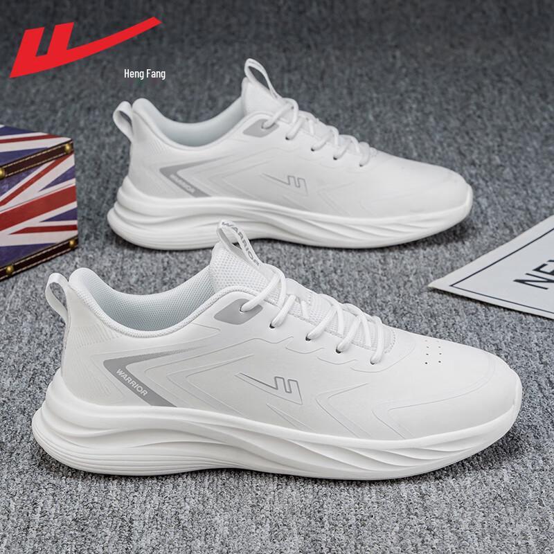Warrior Men's Lightweight Leather Running & Casual Shoes