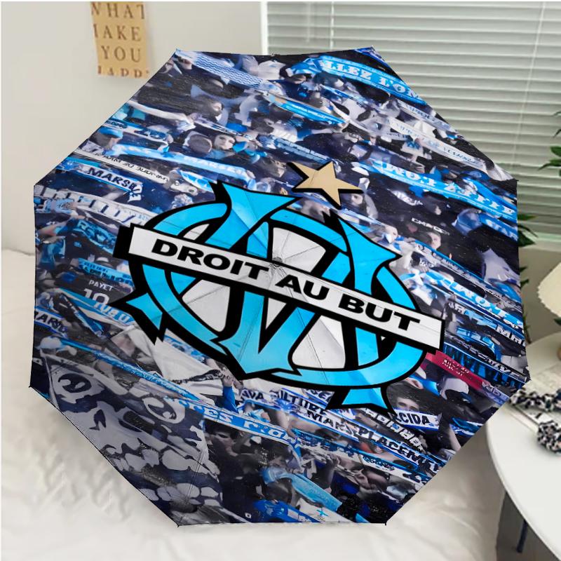 Marseille Print Automatic Umbrella, 8 Rib Iron Frame, Plastic Handle, Suitable for Outdoor Travel &Daily , Ideal Gift