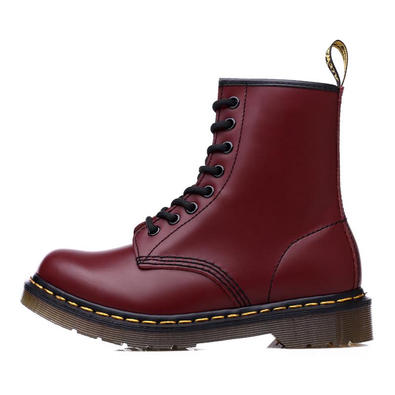 Four Seasons Herrenmodelle High Top Martin Stiefel Britischer Stil Erhöhend Wasserdicht Rutschfest Niedriger Absatz Bequeme Stiefel
