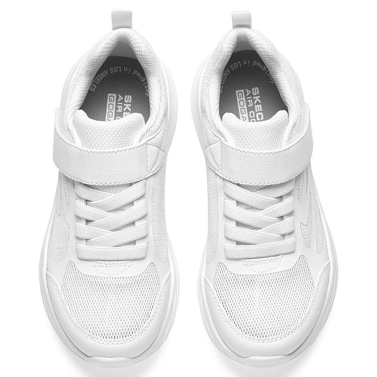 Skechers Go Run 400 V2 Abriebfest Rückprall Atmungsaktiv Niedrig geschnitten Kinder Laufschuhe Weiß 405253L-WHT