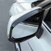 For Toyota RAV4 -2024 Bright Black Mirror Rain Eyebrow Cover