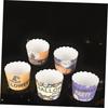 OKUMEYR 150pcs Thick Muffin Cups, Standing Cake Molds with Ghost Decorations, Halloween Cupcake Paper, Halloween Cupcake Wrappers, Gold Paper Cups, Ca