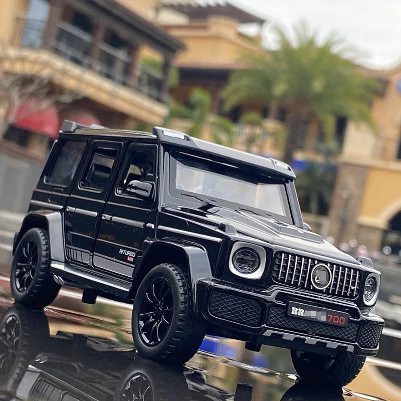 

1/32 G700 G65 SUV, модель автомобиля из сплава, литая под давлением, имитация металлической игрушки, внедорожники, модель автомобиля, коллекция звуков и света, детский подарок чёрный