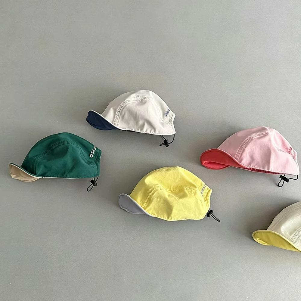 Double-Sided Kids Sun Hat Thin Brim Quick-Dry Cap Fashion Baby Baseball Cap  Summer