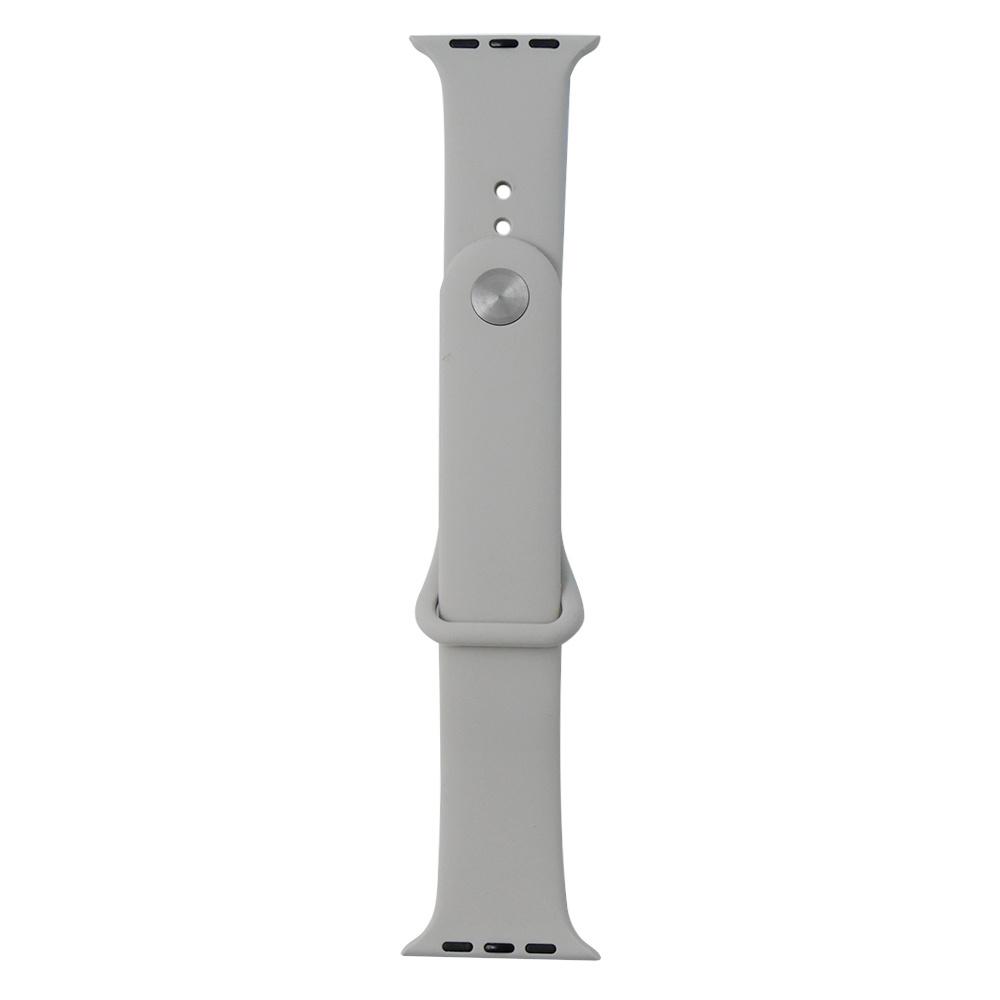 Silicone Strap for Apple Watch 1/2/3/4/5/6/7/8/9/10/11/SE Ultra 1/2/3 42/44/45/46/49mm, Gray