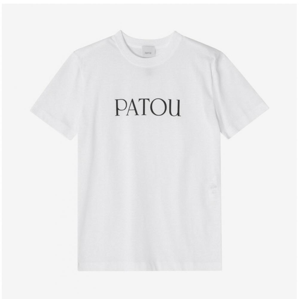 Patou Je029 9999 001w  Je0299999001w  Logo Public Short Sleeve Tee