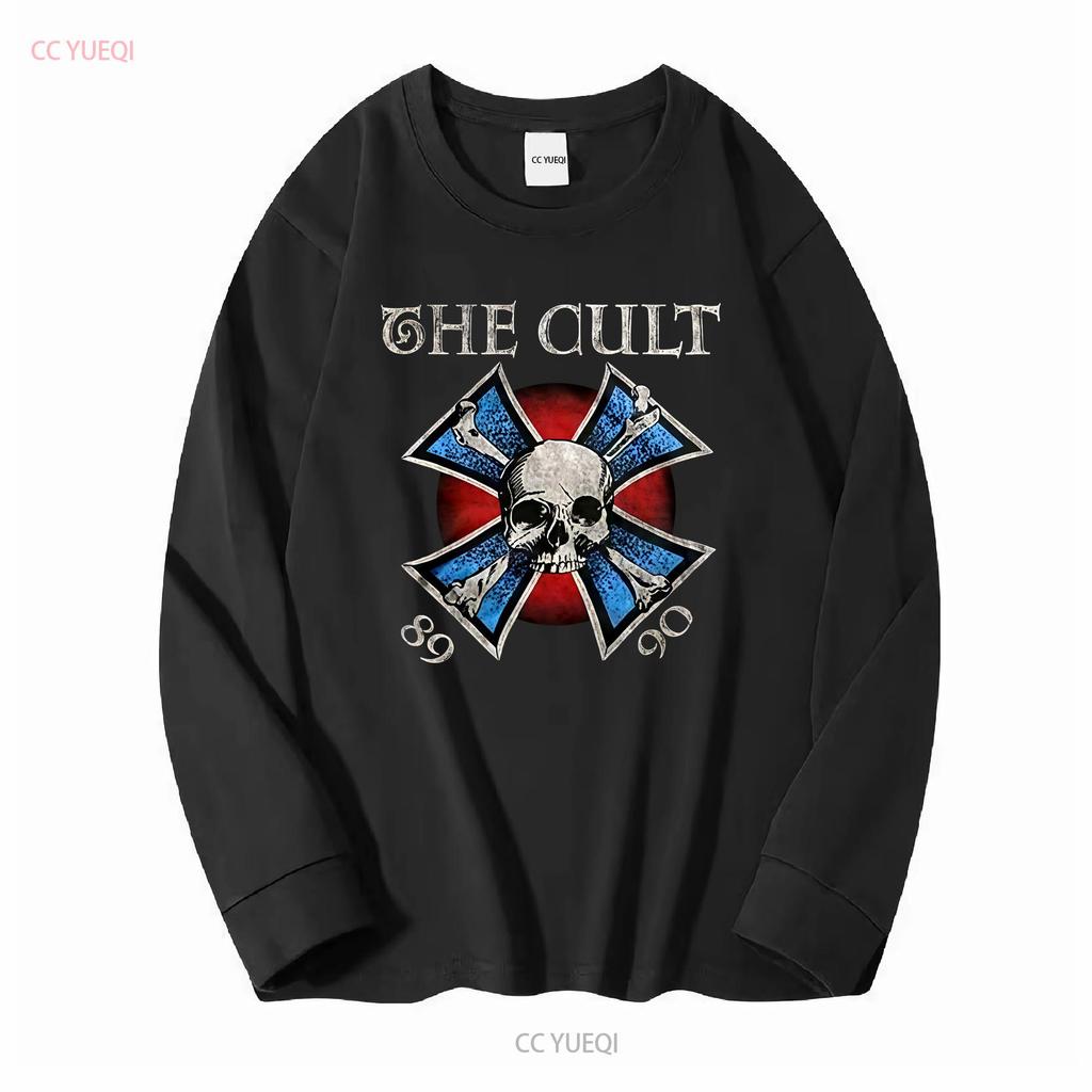The Cult Iron Cross T Shirt S 3X vintage Washed Breathable Versatile Unisex Casual Stretched Comfortable Stylish streetwear