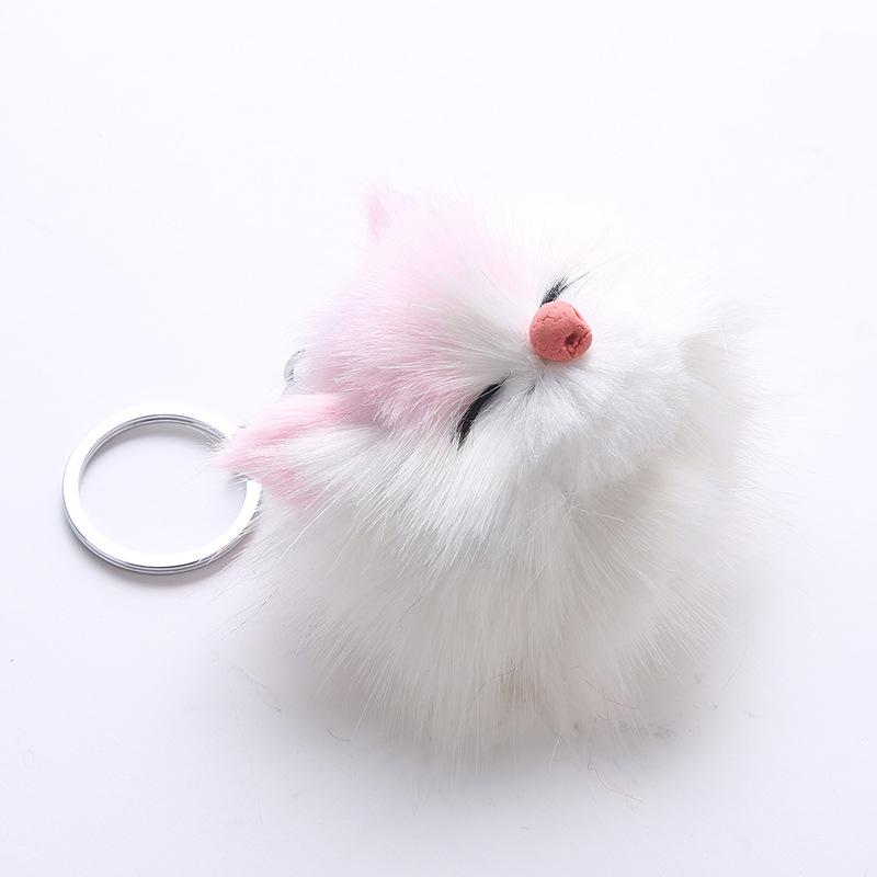 Details about Fur Cat Key Chain Ball Soft Pompom Lovely Key Chain Keychain Women Key Ring Details about Fur Cat Key Chain Ball Soft Pompom Lovely Key Chain Keychain Women Key Ring