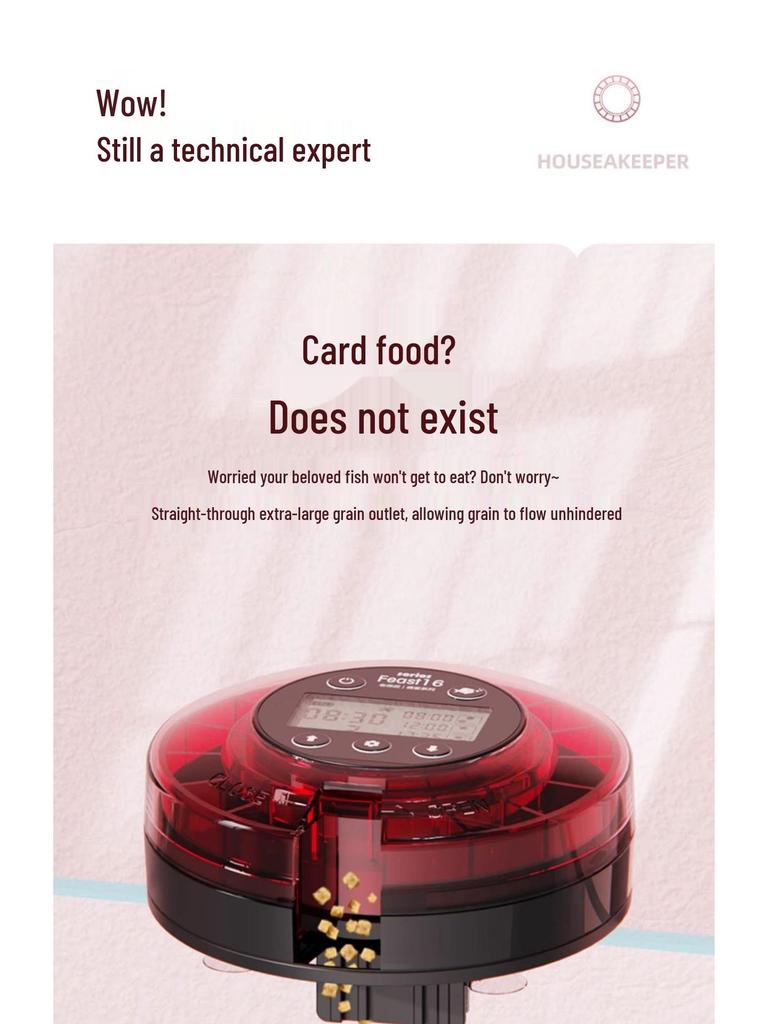 Old Fisherman's Automatic Fish Tank Feeder for Koi, Arowana, and Turtles