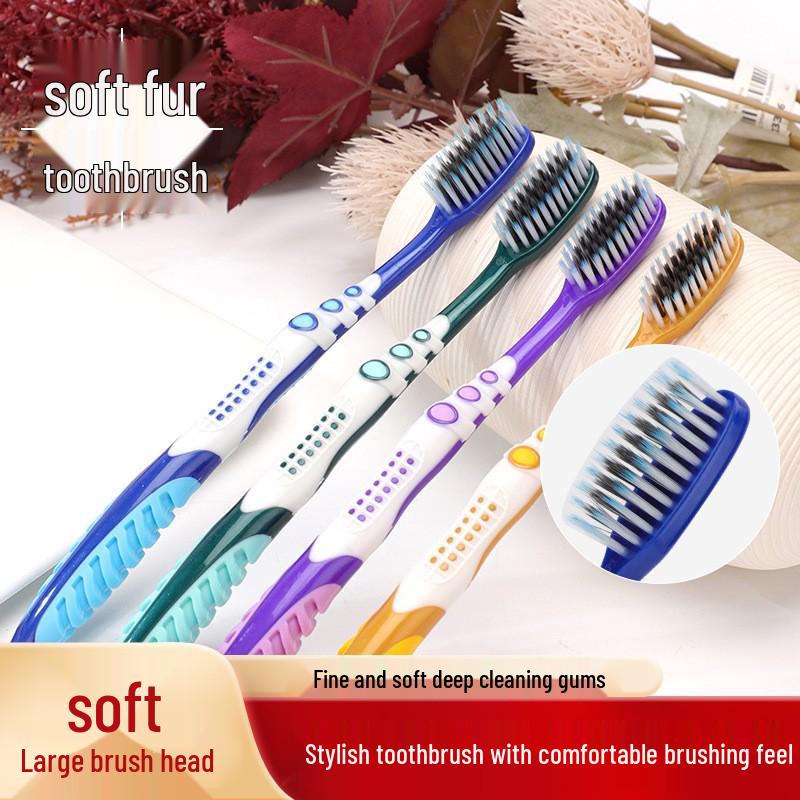 Shu Chen Ultra-Soft Adult Toothbrush - High Density, Ultra-Fine Bristles for Advanced Home Care