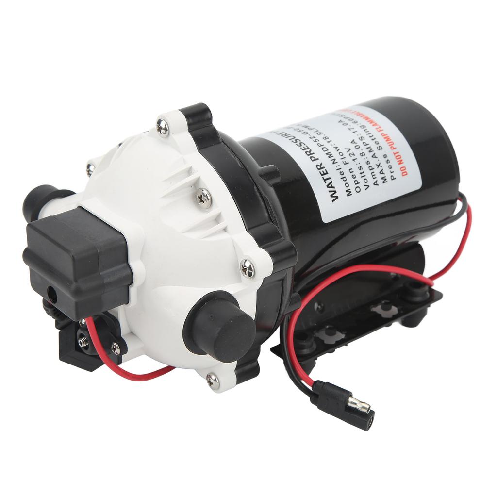 Samozasysająca pompa membranowa 12VDC 18,9LPM 5,0GPM Przepływ znamionowy z bezpiecznikiem 15A do RV Jacht