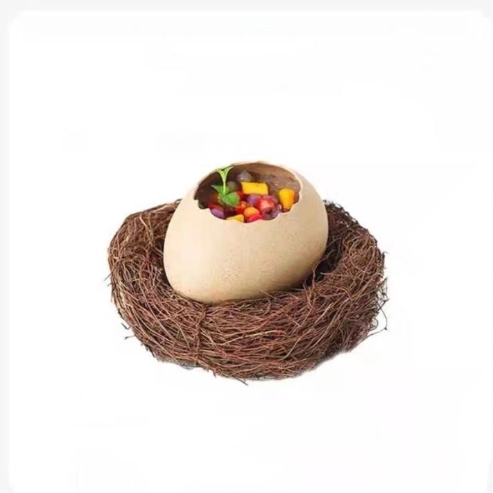 Creative INS Ceramic Eggshell Bird’s Nest Bowl – Ramen, Dessert & Snack Bowl