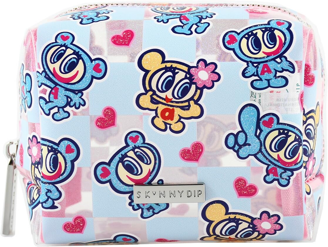 

Skinnydip Angel Blue Repeat Narumiya Makeup Pouch, Small Item Organizer, 7269PCAB