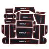 Anti-Slip Gate Slot Mat for Geely Tugella 2020 - 2026 Door Groove Pad Cup Holder Car Interior Accessories