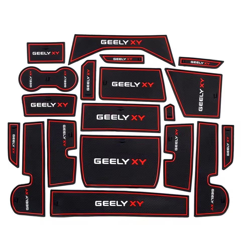 

Anti-Slip Gate Slot Mat for Geely Tugella 2020 - 2025 Door Groove Pad Cup Holder Car Interior Accessories