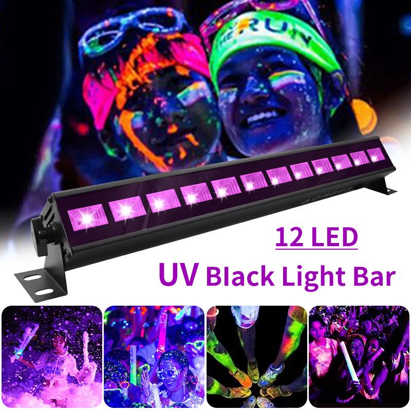 LED UV Stage Light: Sound-Activated Purple Wall Washer Decoration Spotlight