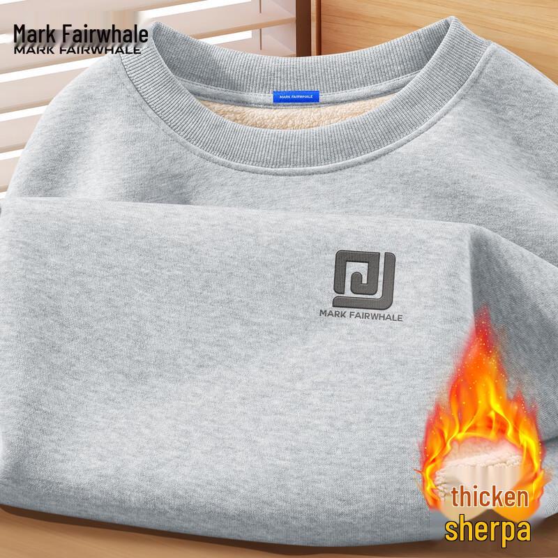 

Mark Fairwhale Men s Fleece Lined Casual Sweatshirt L