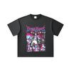260 GSM Double Yarn 32 Count 100% Cotton Demon Slayer V31 Akaza Print Unisex Heavy Cotton T Shirt