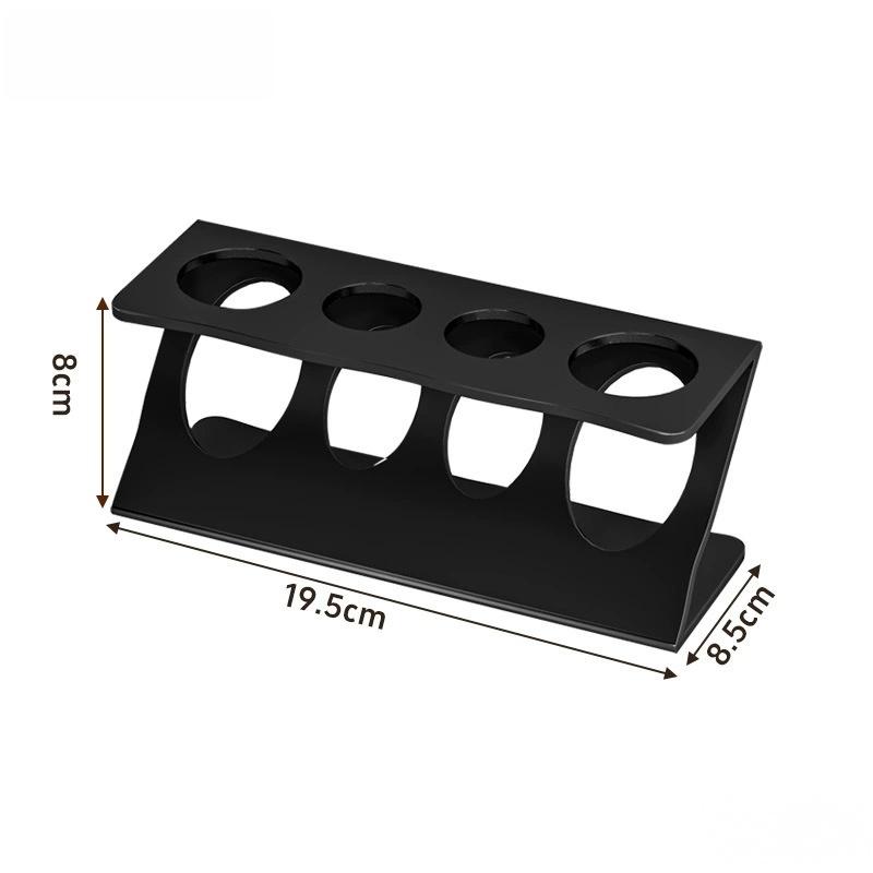 Toothbrush Holder Stand for Bathroom: Ventilated Organizer with Slots for Electric Toothbrushes, Toothpaste, Razors & Small Comb