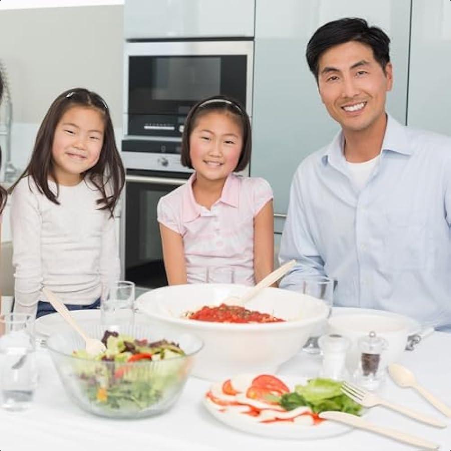 

380 Pcs Disposable Flatware Combo Set Include 140 Forks 120 Spoons 120 Knives Utensils Large Silverware Disposable Cutlery for United States