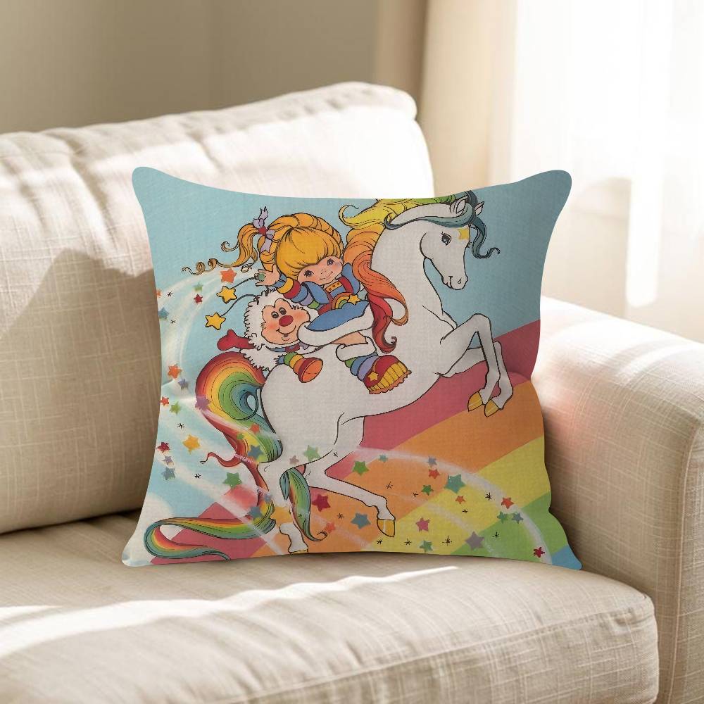 Cute RRainbow BBrite Pillow Cover For Bedroom Room And Living Room Sofa Decorative Cushion Cover