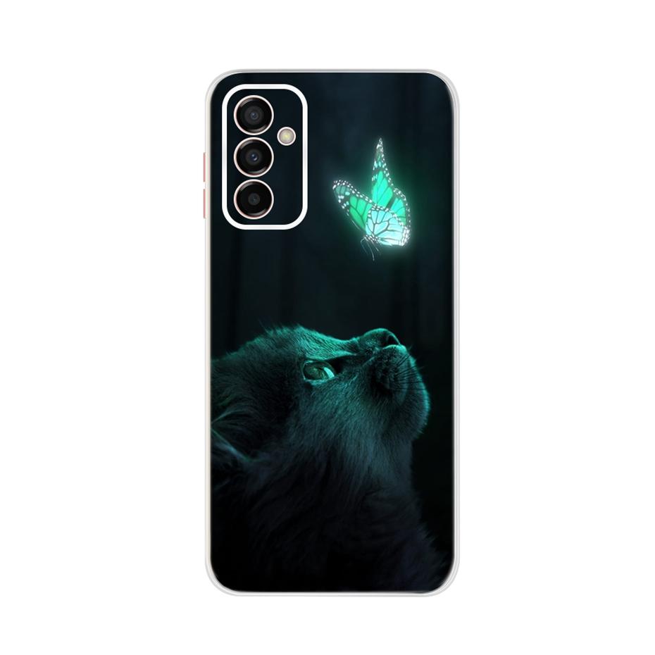 Měkké silikonové pouzdro pro telefon Samsung Galaxy M23 Nárazník Průhledný TPU zadní kryt pro Samsung M23 M 23 5G SM-M236B Fundas
