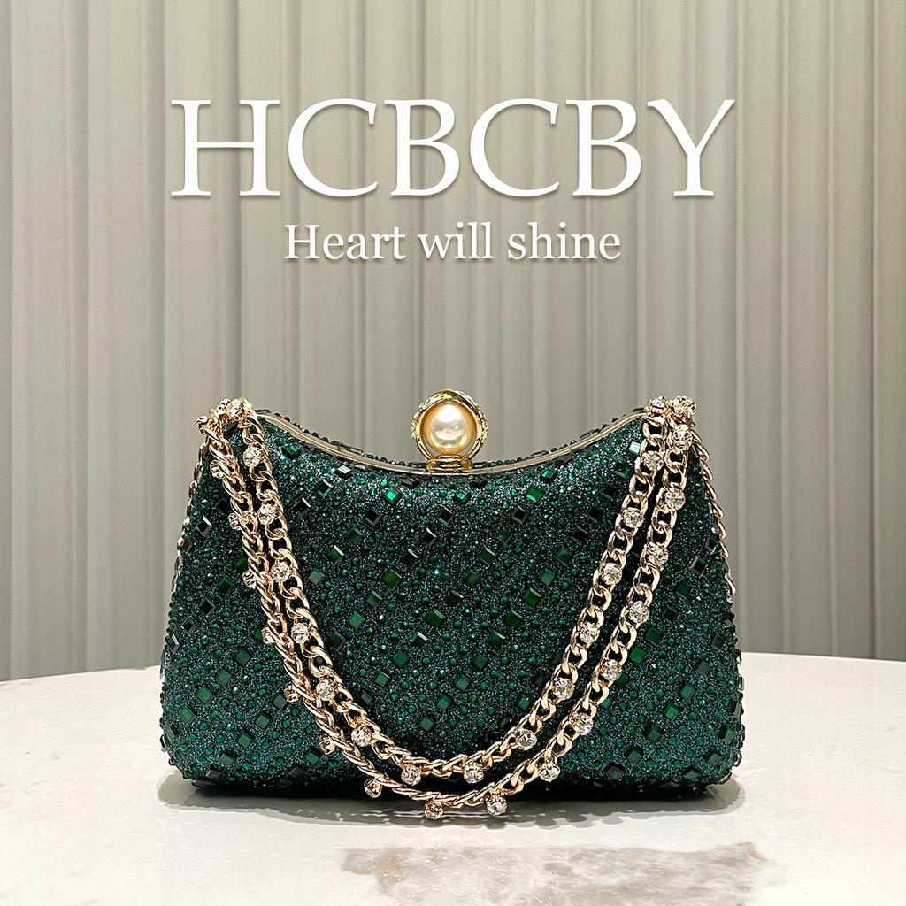 Evening Bags for Women Sparkling Clutch Purse with Chain Women's Wedding Party Prom Bride Elegant Glitter Handbag Shoulder Bags Bling Crossbody Bag