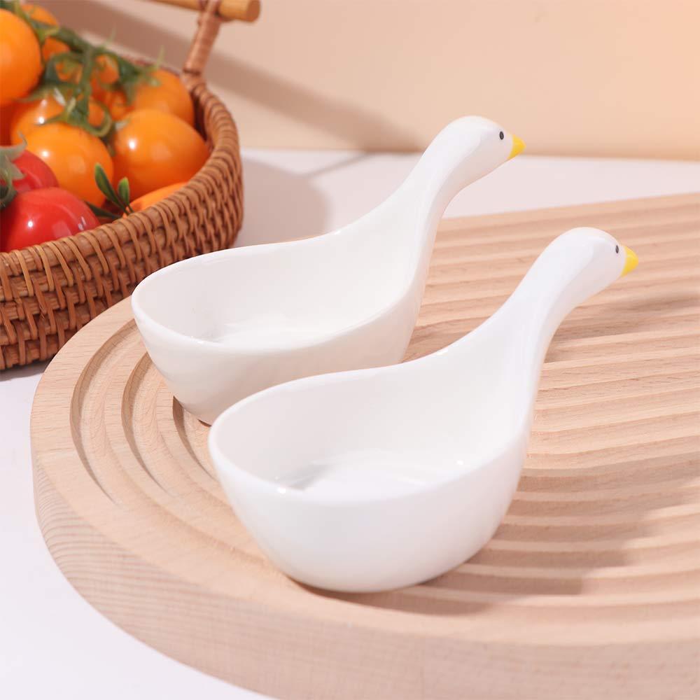 4PCS Cartoon Sauce Dishes 3D Salad Dipping Dish Cute Vinegar Dish  Hot Pot Dipping