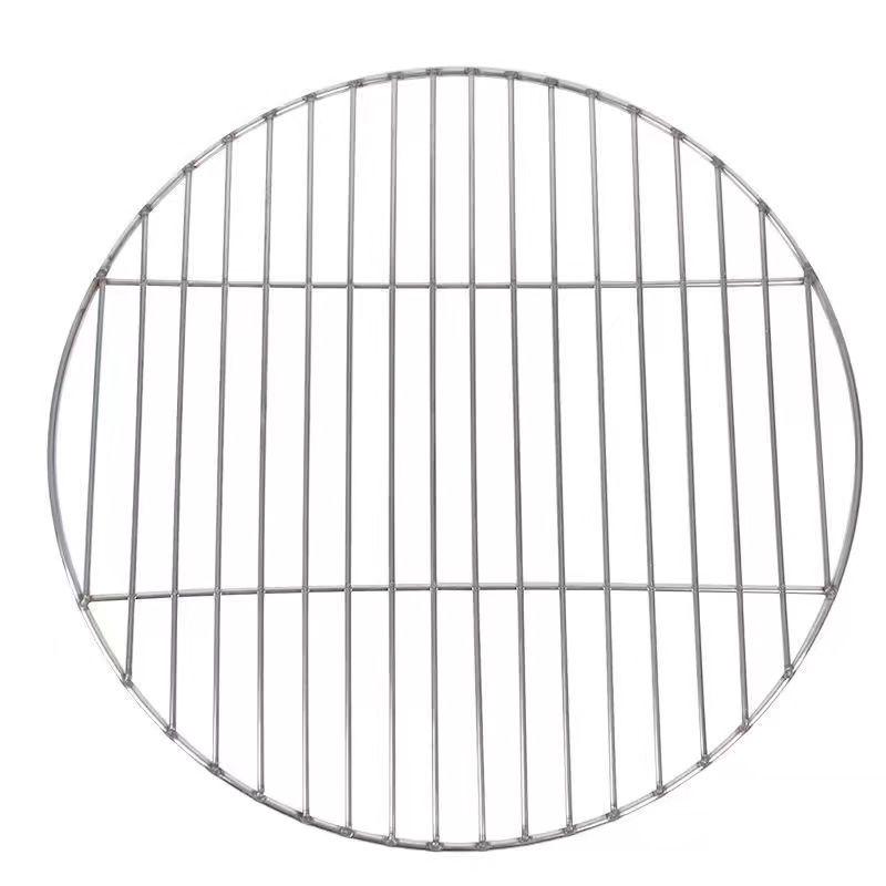 Round Thickened Stainless Steel BBQ Grill Net & Steamer Rack