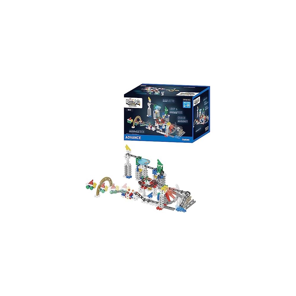

Gakken New Block Rolling Cue Standard Set Educational Toy for Ages 4 and Up