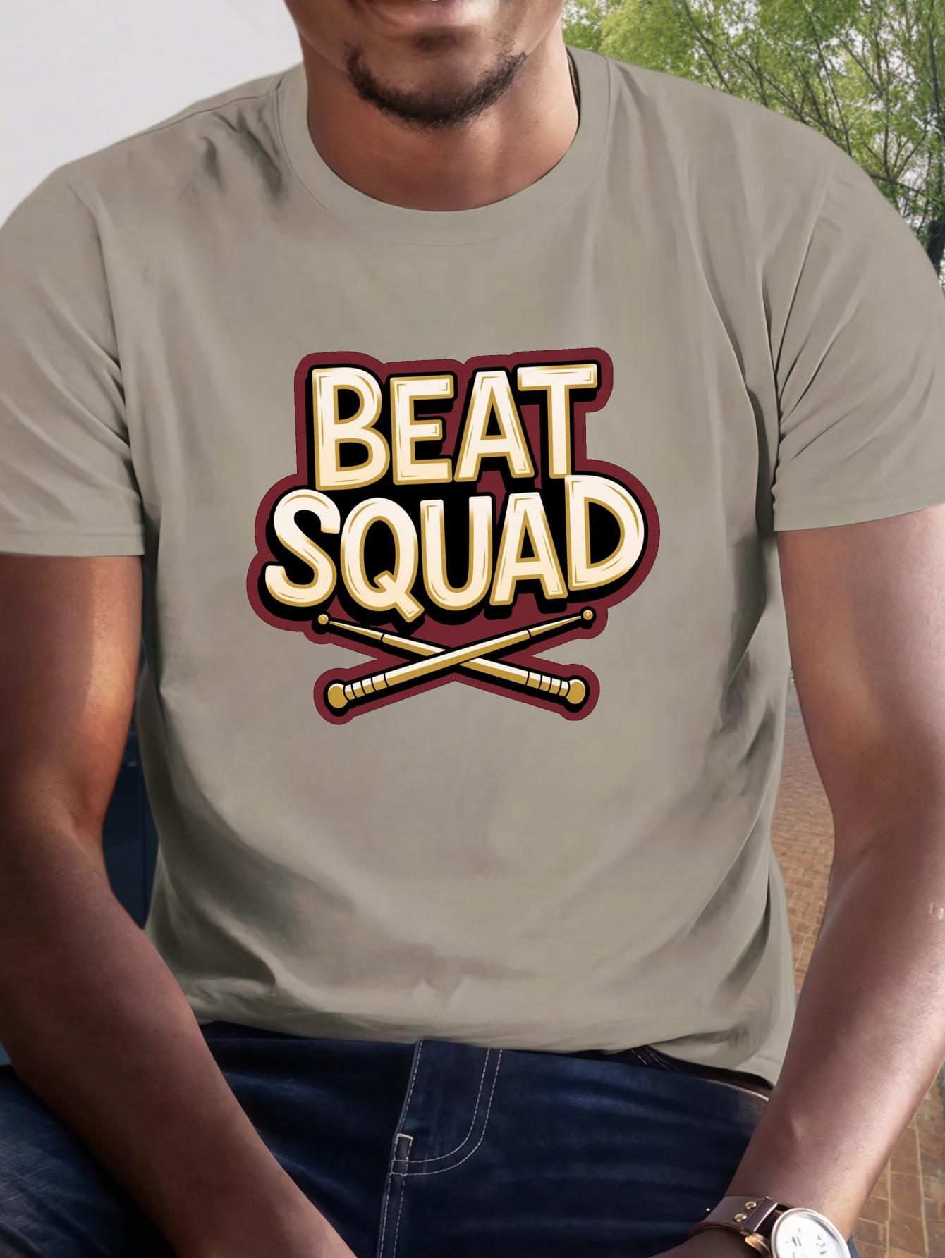 Beat Squad Print Tee Shirt M