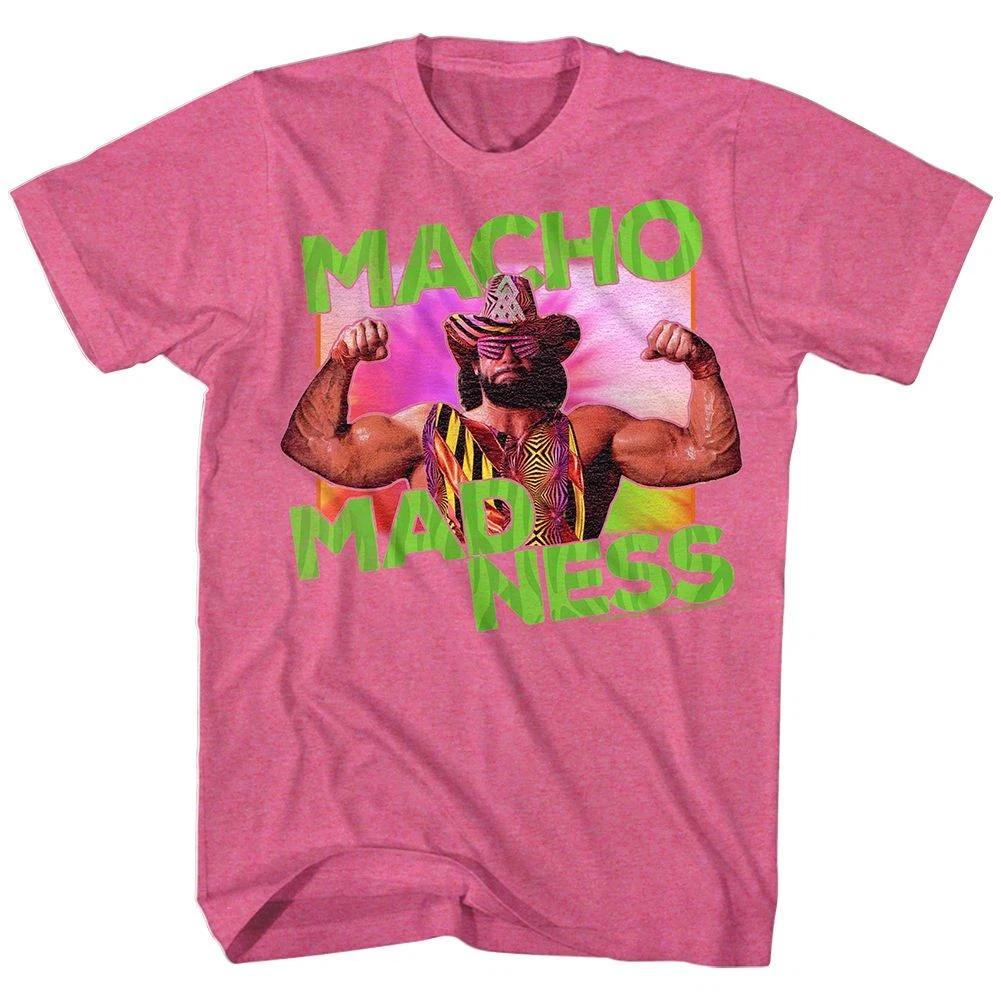 Macho Man Madness Retro Pink Heather Wrestling Children s T-shirt 100