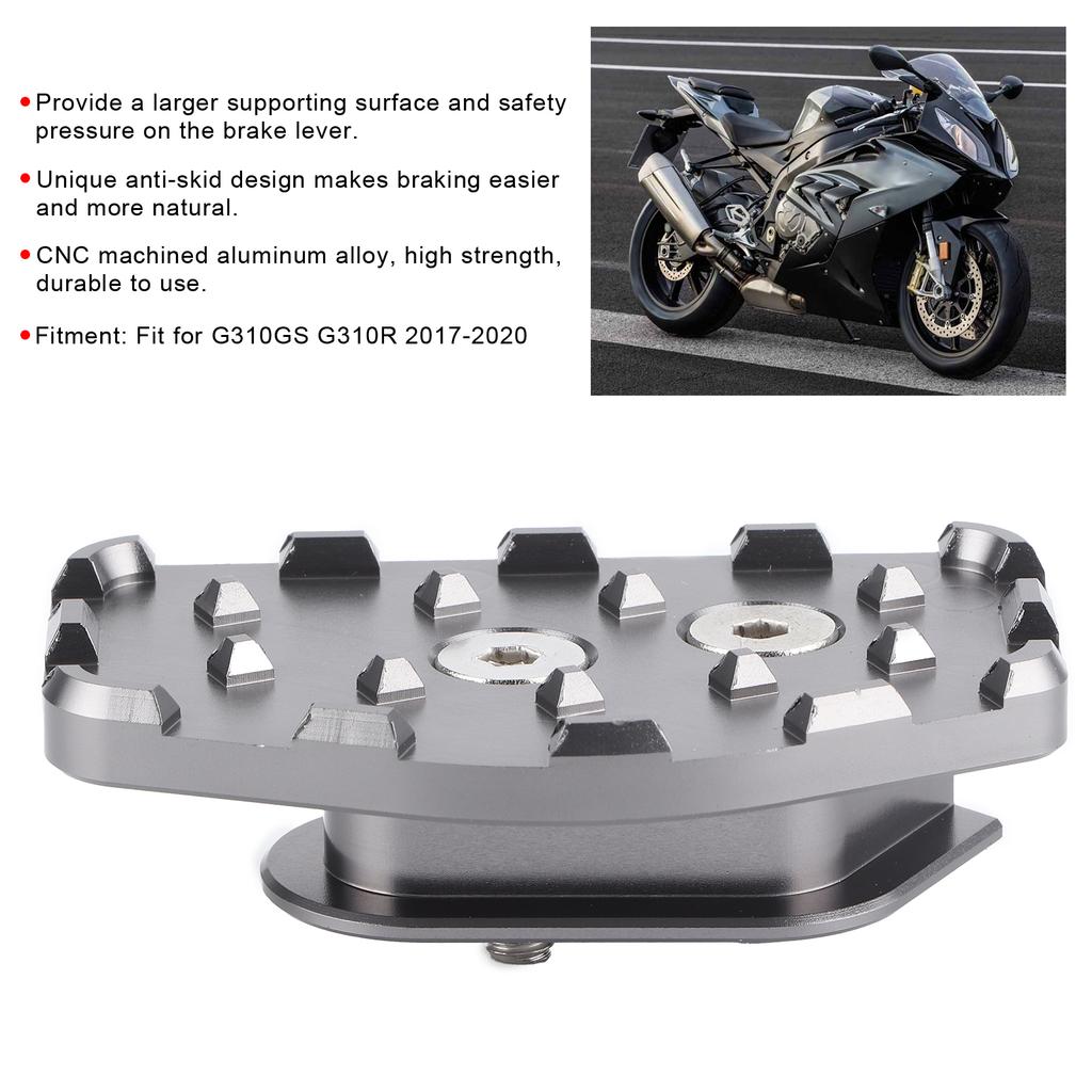 Rear Brake Lever Pedal Extension Enlarge Pad CNC Aluminum Alloy Fit for G310GS 2017-2020