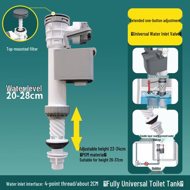 Youshu Toilet Tank Top Filter Inlet Valve