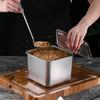 Dustproof Frozen Yogurt Container Large Capacity Condiment Container with Lid  Fruit