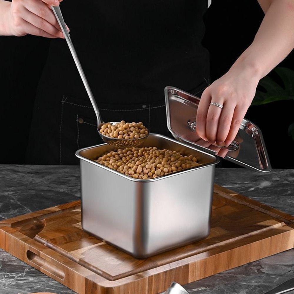 Dustproof Frozen Yogurt Container Large Capacity Condiment Container with Lid  Fruit