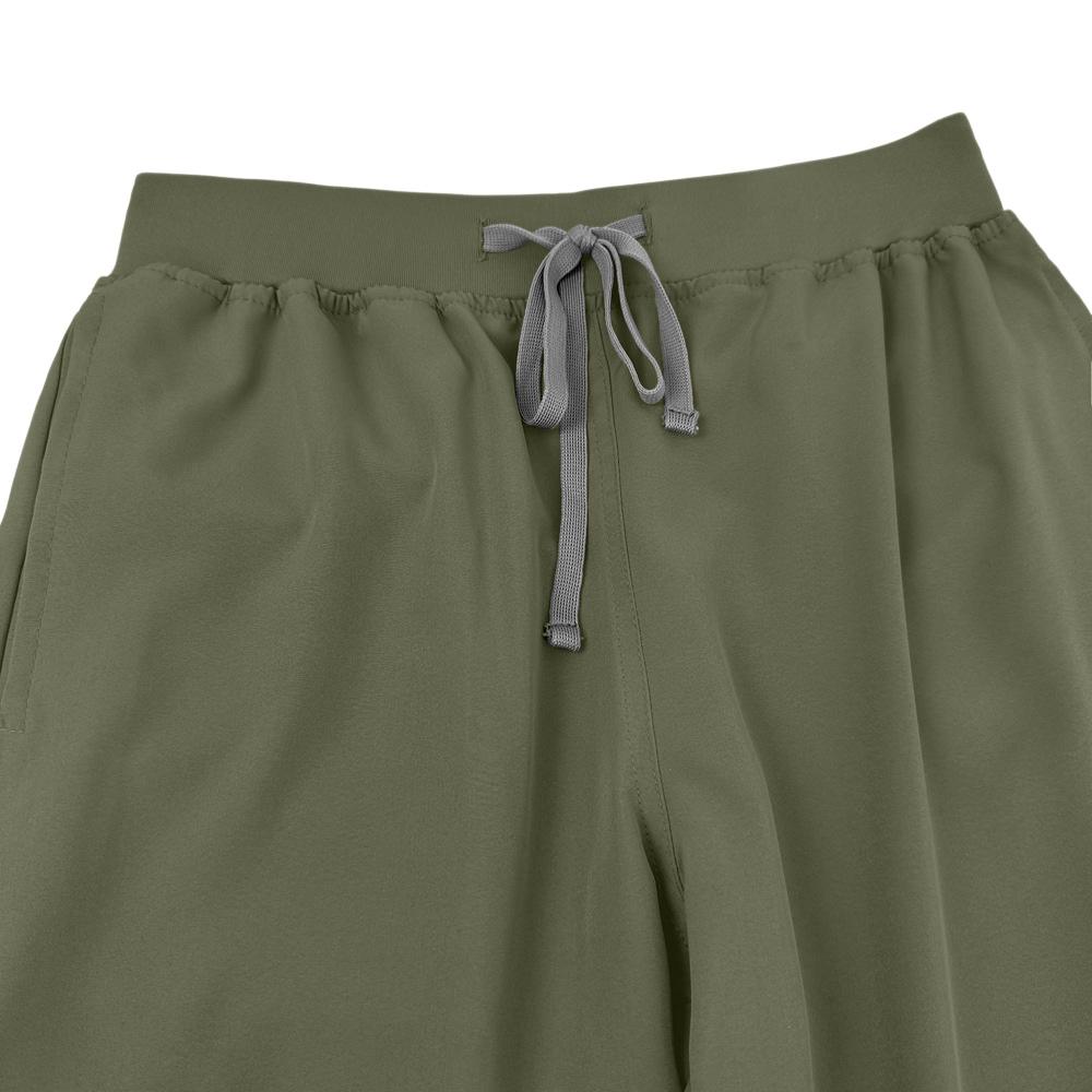 Unisex Løstsittende og Komfortabel V-hals Kortarmet Arbeidsklær med Flere Lommer og Skjønnhetsdraktsett