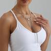 Multi Layer Pearl Tassel Brooch Necklace Multiple Functions Luxury Delicate Pin Pendant Necklace Jewelry Accessories