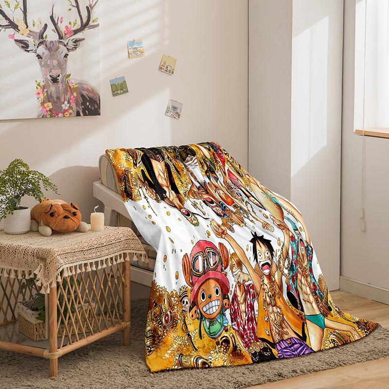 Flannel Fleece Blanket 3D Printed Sofa Blanket Thickened Blanket