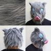 Authentic Anime Demon Slayer Kimetsu No Yaiba Hashibira Inosuke Pig Cosplay Mask Ideal For Costume Parties