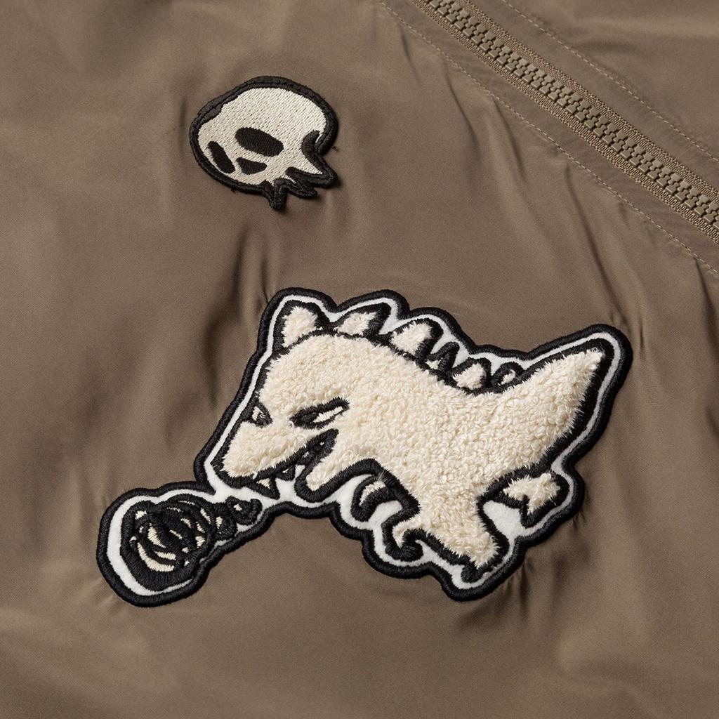 Vans X Hirono Fashion Comfortable Casual Down Jacket Unisex Outerwear Brown VN000KPM9JC